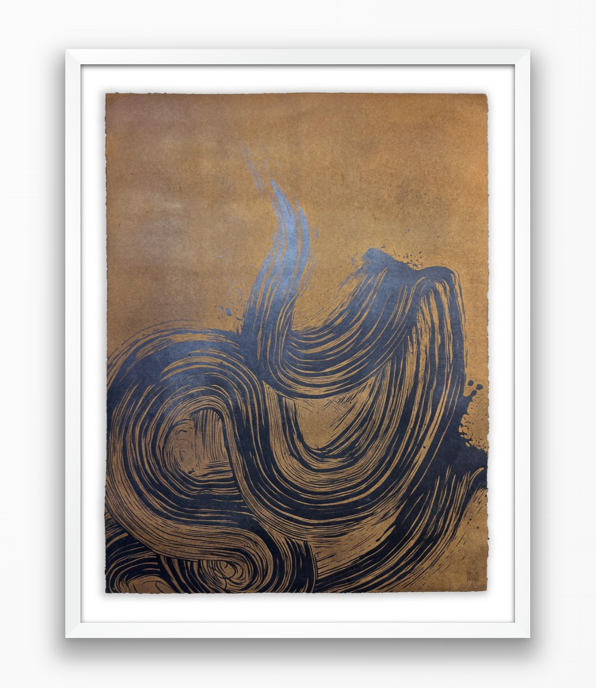 'Like A River Or A Dream' Black-Gold