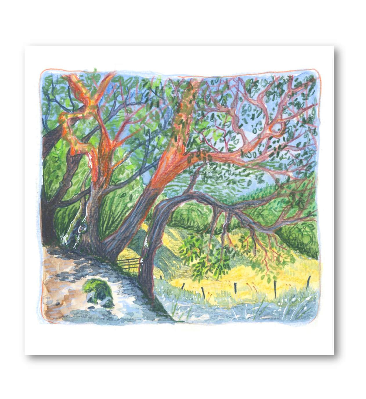 Bump's End Road - LA Fires Relief Charity Print
