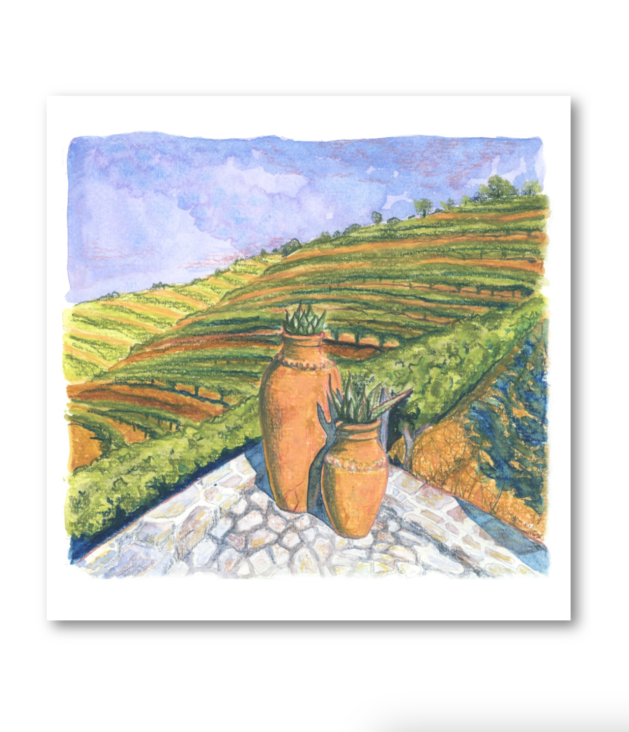 Douro Hillside - LA Fires Relief Charity Print