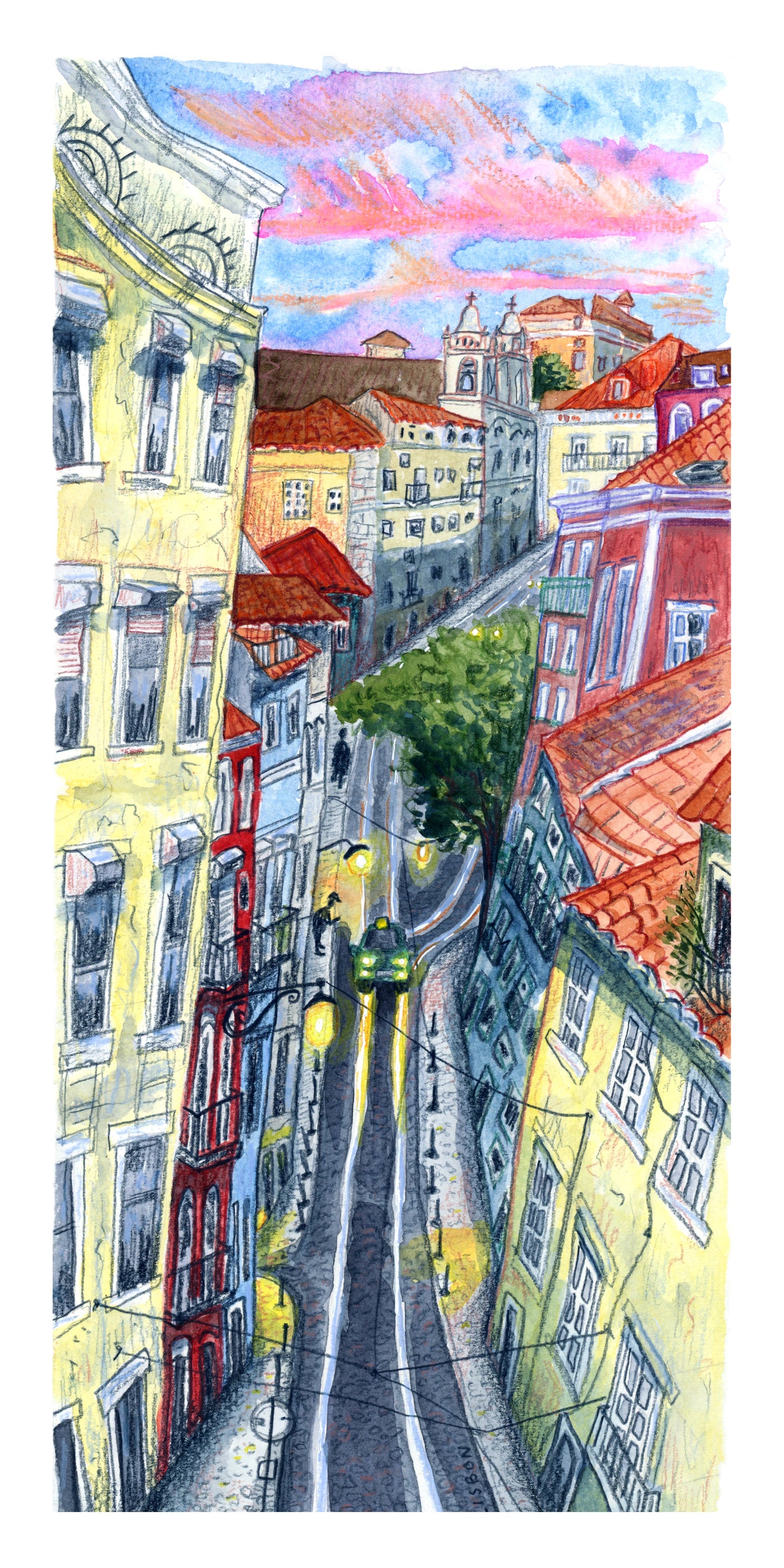 Dusk Over Lisbon