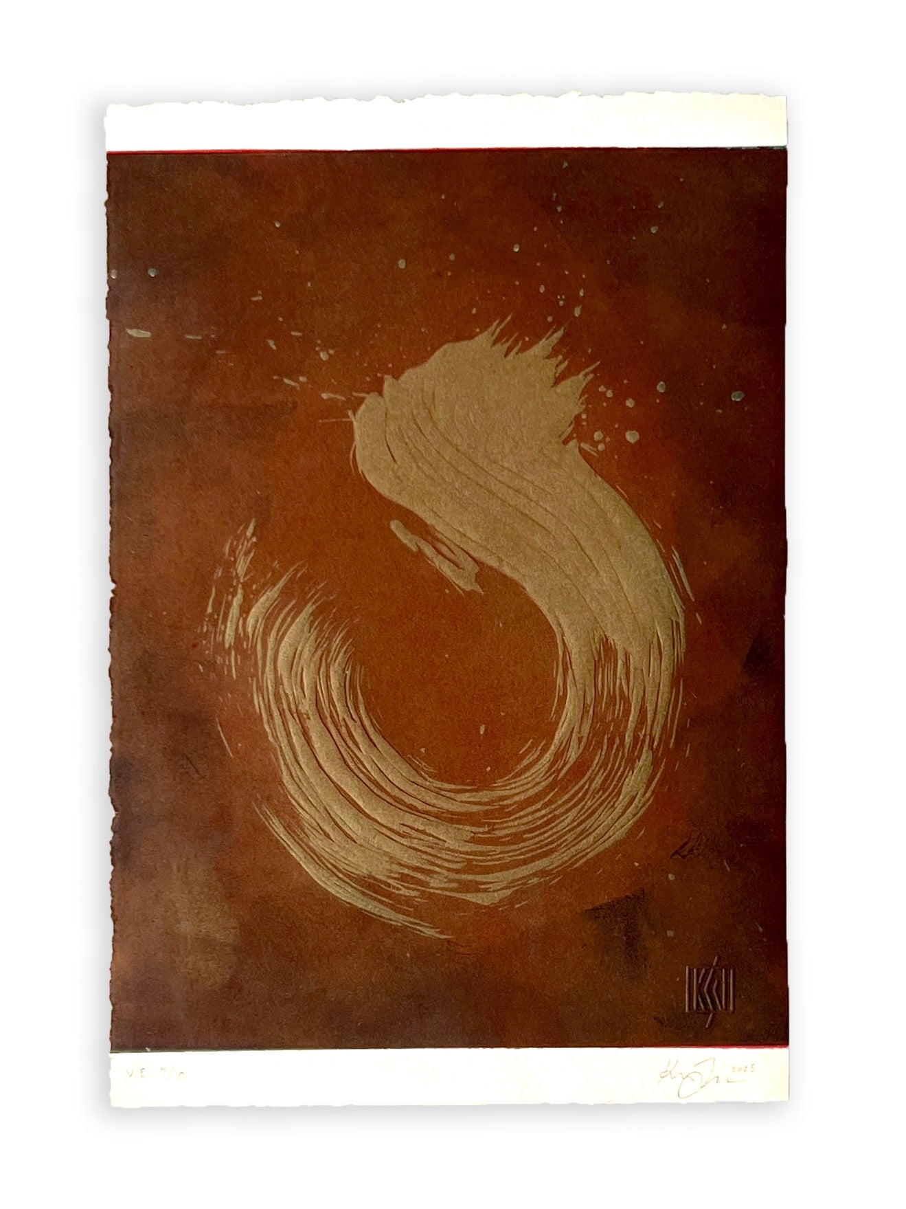 'Gilded Galaxy' - Framed