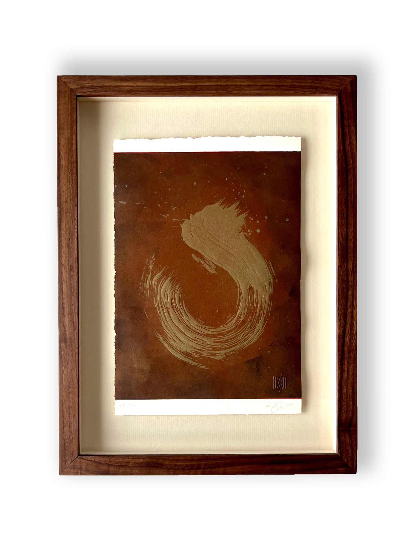 'Gilded Galaxy' - Framed