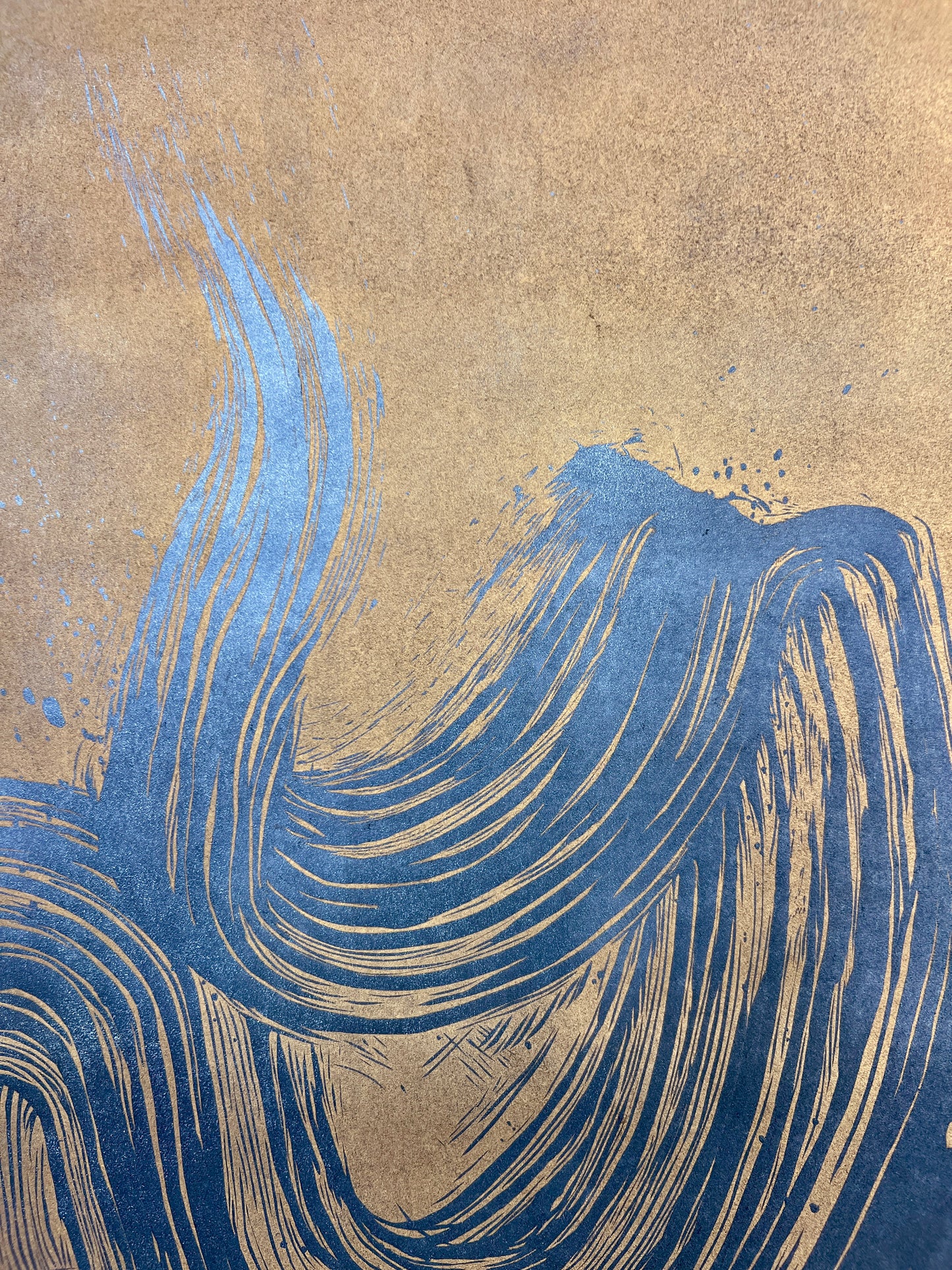 'Like A River Or A Dream' Black-Gold