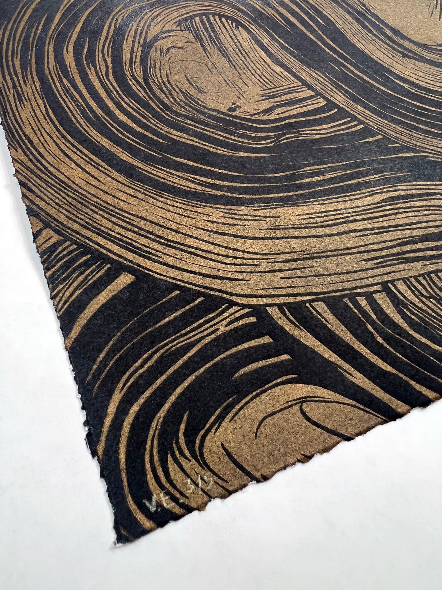 'Like A River Or A Dream' Black-Gold