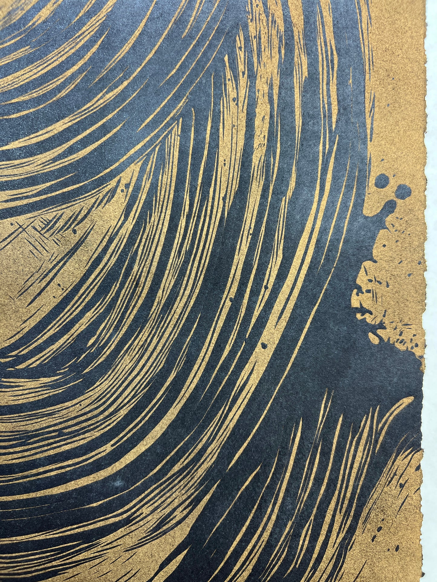 'Like A River Or A Dream' Black-Gold