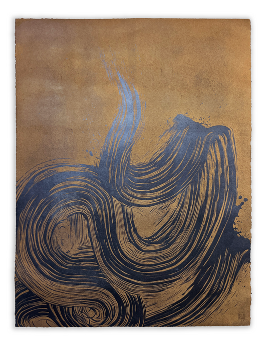 'Like A River Or A Dream' Black-Gold