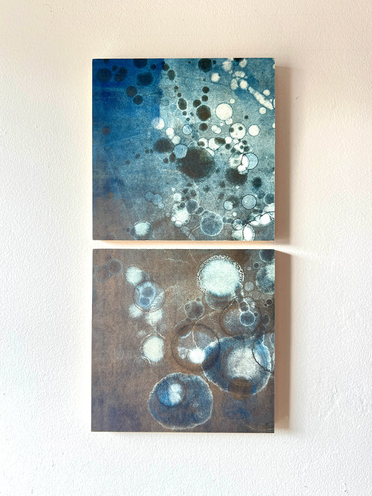 'Exhalations III & IV' Diptych